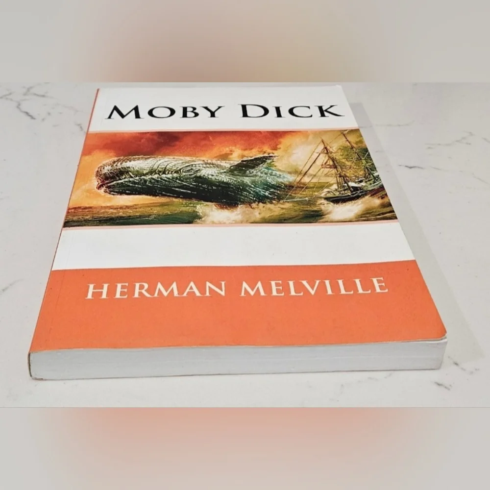 Moby Dick Herman Melville Paperback Coffee Table Book Classic Novel BOGO